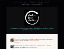 Tablet Screenshot of darkerhuestudios.com
